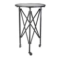 Gilbert Round Side Table Accent Furniture D17x26.5