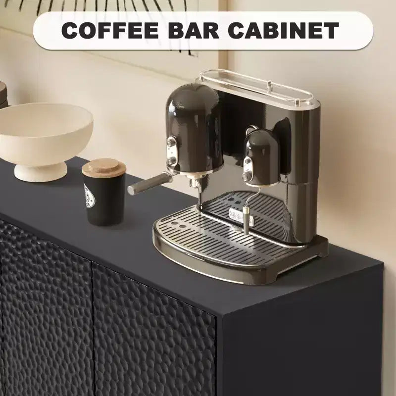 Credenza marrone metà secolo, mobile contenitore a 4 ante, montaggio per 1 persona