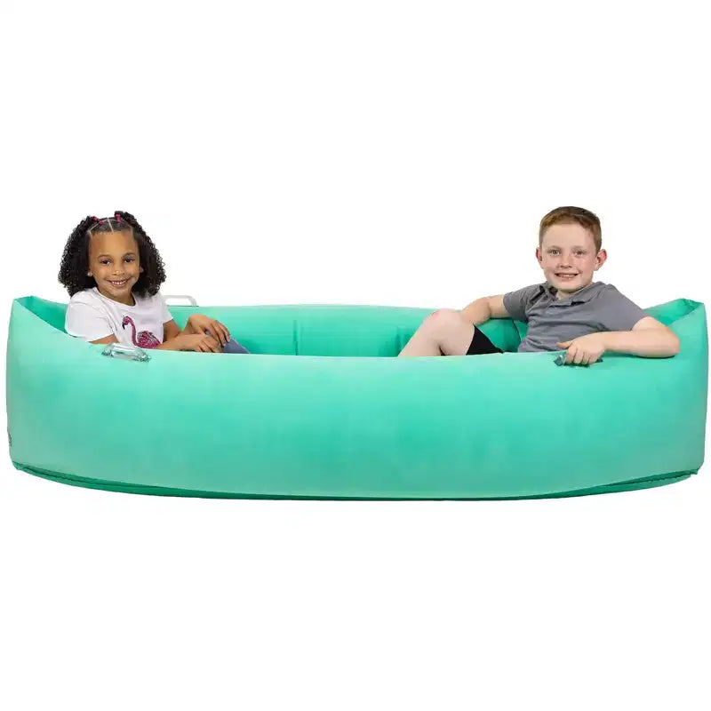 Piscina sensoriale gonfiabile verde, 203 cm, 2-3 bambini / 1 adulto
