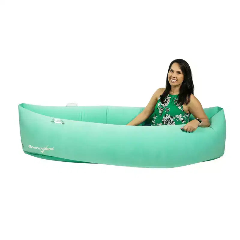 Piscina sensoriale gonfiabile verde, 203 cm, 2-3 bambini / 1 adulto